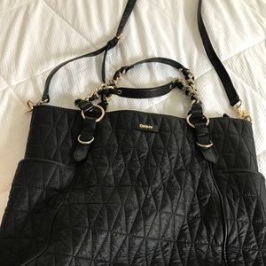 DKNY Black and Gold handbag